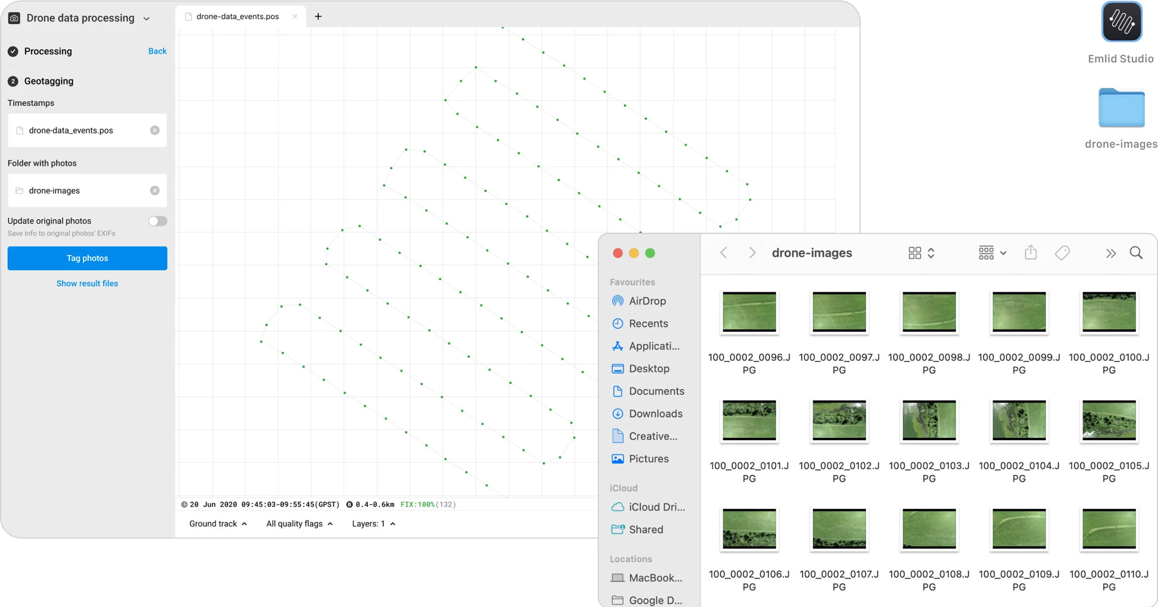 emlid studio coordinate precise ai dati del tuo drone RTK strumenti topografici